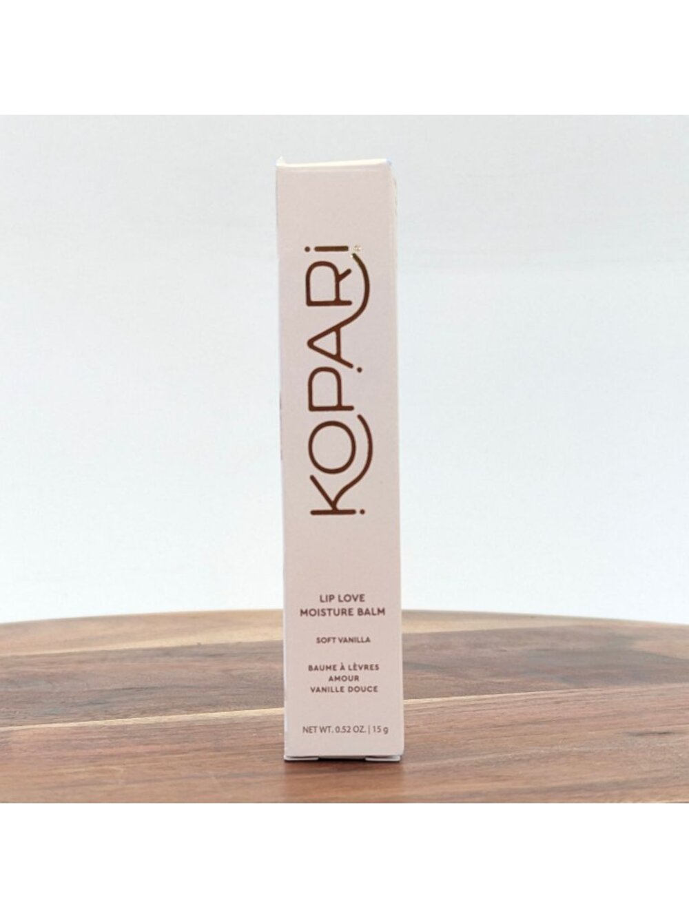Kopari Lip Love Moisture Balm Soft Vanilla 0.52 Oz Hydrating Glossy Finish